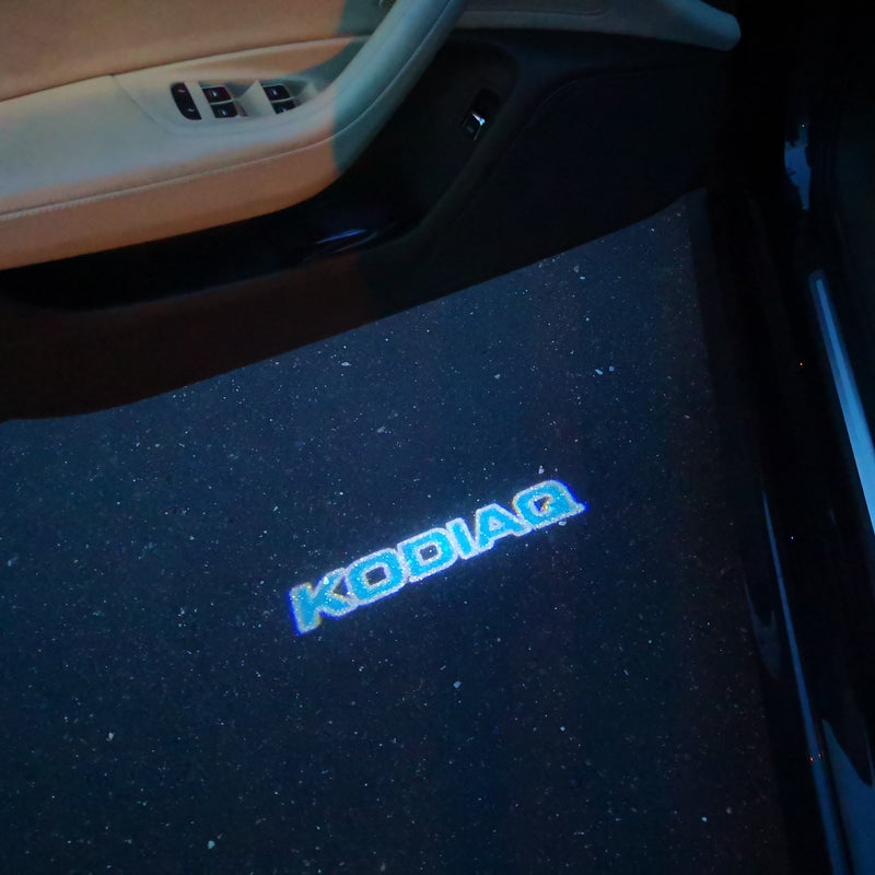 SKODA KODIAQ LOGO PROJECTOT LIGHTS Nr.99 (quantity  1 =  2 Logo Film /  2 door lights)