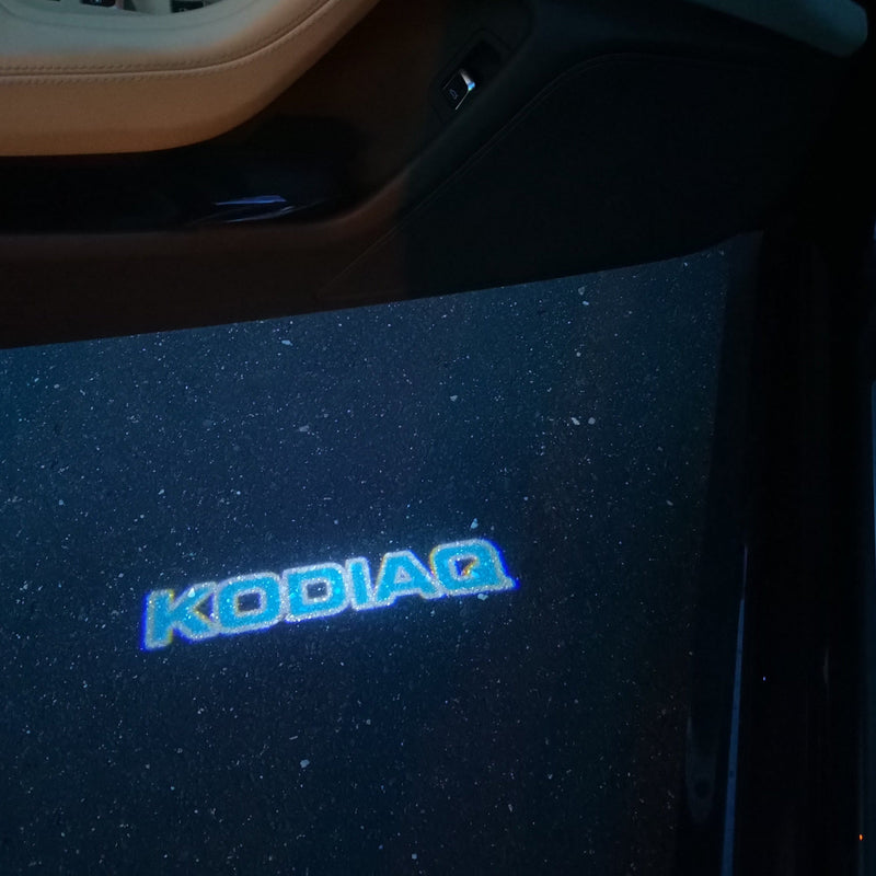 SKODA KODIAQ LOGO PROJECTOT LIGHTS Nr.99 (quantity  1 =  2 Logo Film /  2 door lights)