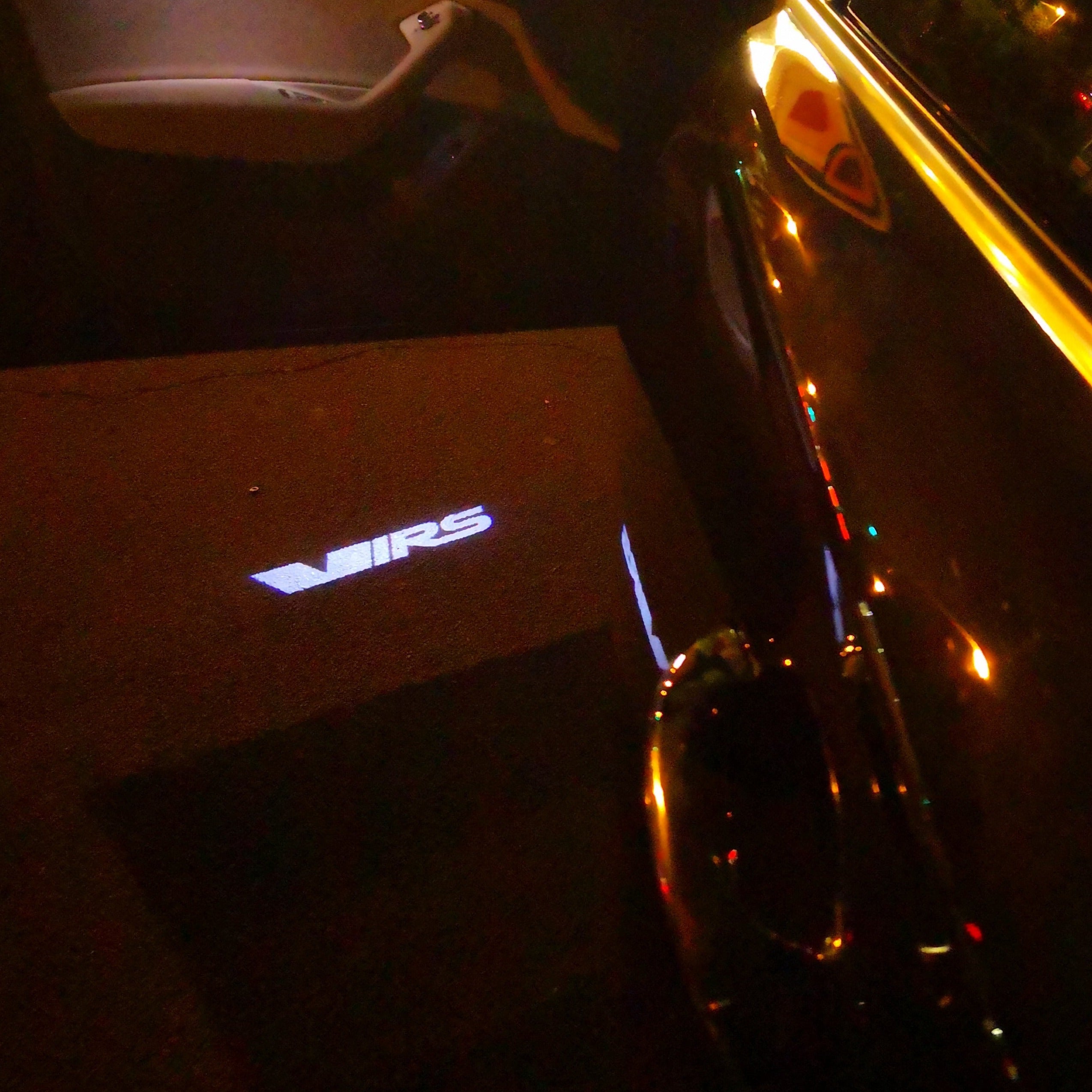 SKODA VRS LOGO LIGHTS Nr.23(quantity  1 =  2 Logo Film /  2 door lights)