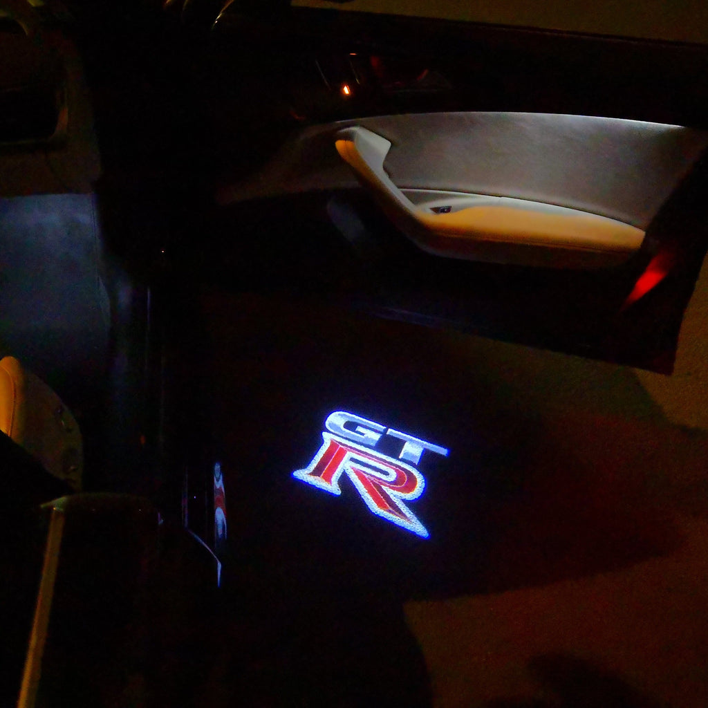NISSAN GTR R35 PROJECTOT LIGHTS Nr.01 (quantity 1 = 2 Logo Films /2 door lights）