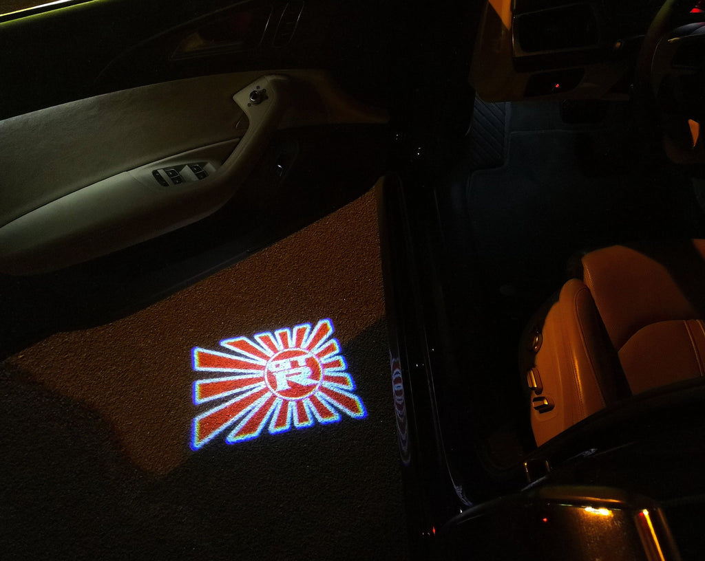 NISSAN GTR R35 PROJECTOT LIGHTS Nr.03 (quantity 1 = 2 Logo Films /2 door lights）