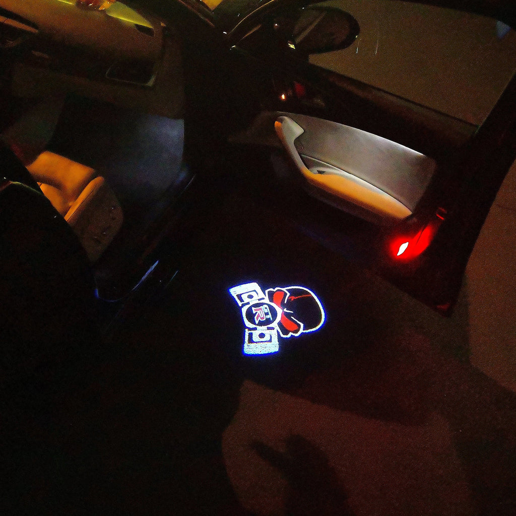 NISSAN GTR R35  MASK LOGO PROJECTOT LIGHTS Nr.02 (quantity 1 = 2 Logo Films /2 door lights）