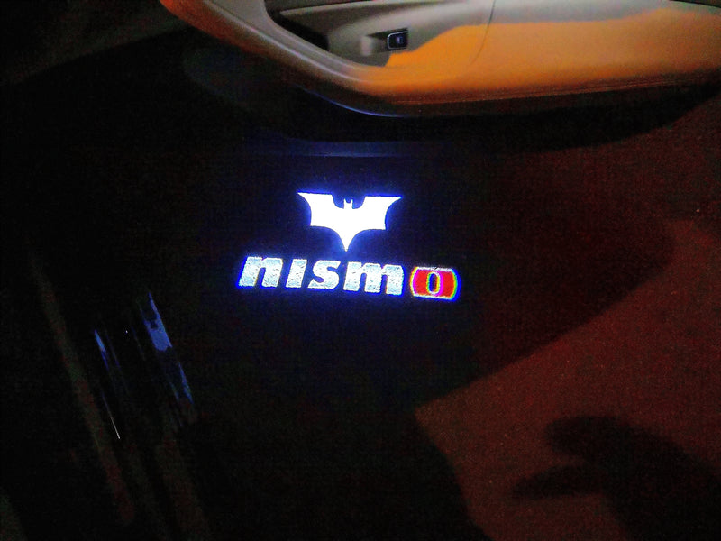 GTR-R35 NISMO LOGO PROJECTOT LIGHTS Nr.17 (Menge 1 = 2 Logo-Folien / 2 Türleuchten）