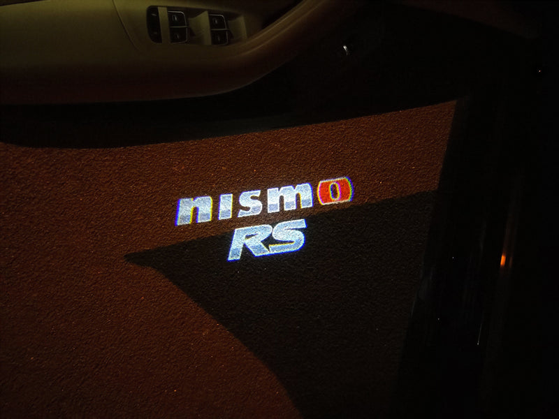 GTR-R35 NISMO LOGO PROJECTOT LIGHTS Nr.16 (quantità 1 = 2 pellicole logo /2 luci porta）