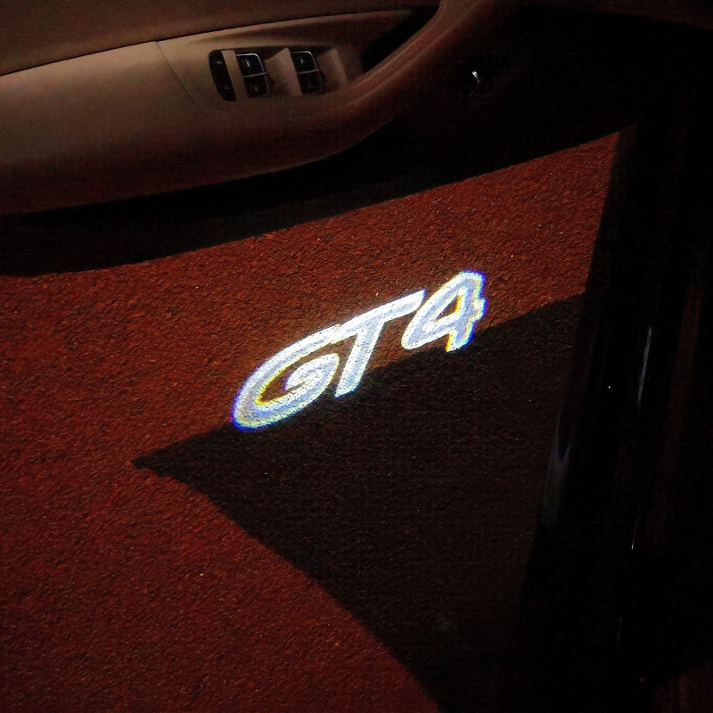 PORSCHE GT  LOGO PROJECTOT LIGHTS Nr.8003 (quantity  1 =  2 Logo Film /  2 door lights)