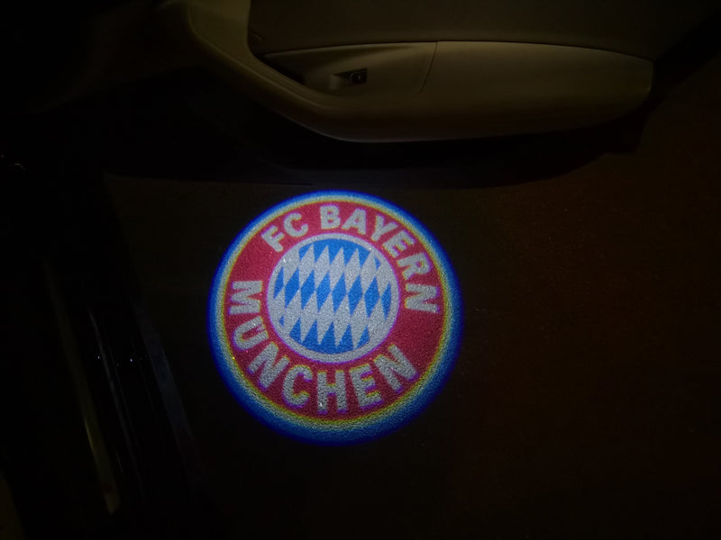 FootBall Club FC BAYERN Logo door lights Nr.239  (quantity 1 = 2 Logo Films /2 door lights）