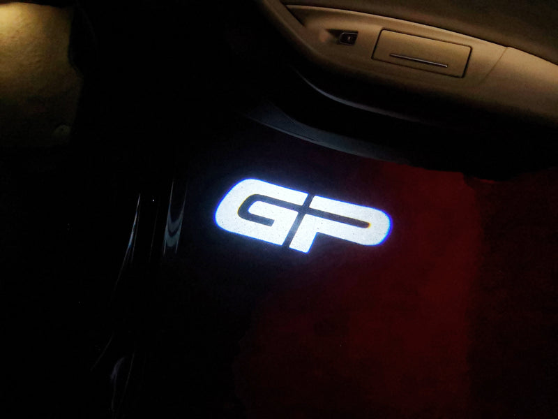 MINI GP LOGO PROJECROTR LIGHTS Nr.120 (quantity  1 =  2 Logo Film /  2 door lights)