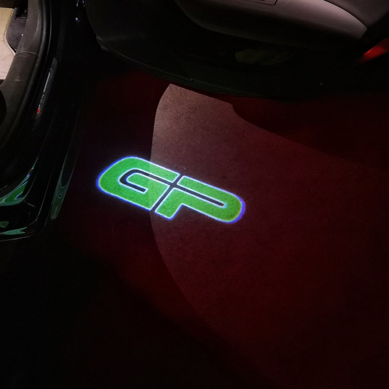 MINI GP LOGO PROJECROTR LIGHTS Nr.123 (Menge 1 = 2 Logofolie / 2 Türleuchten) 