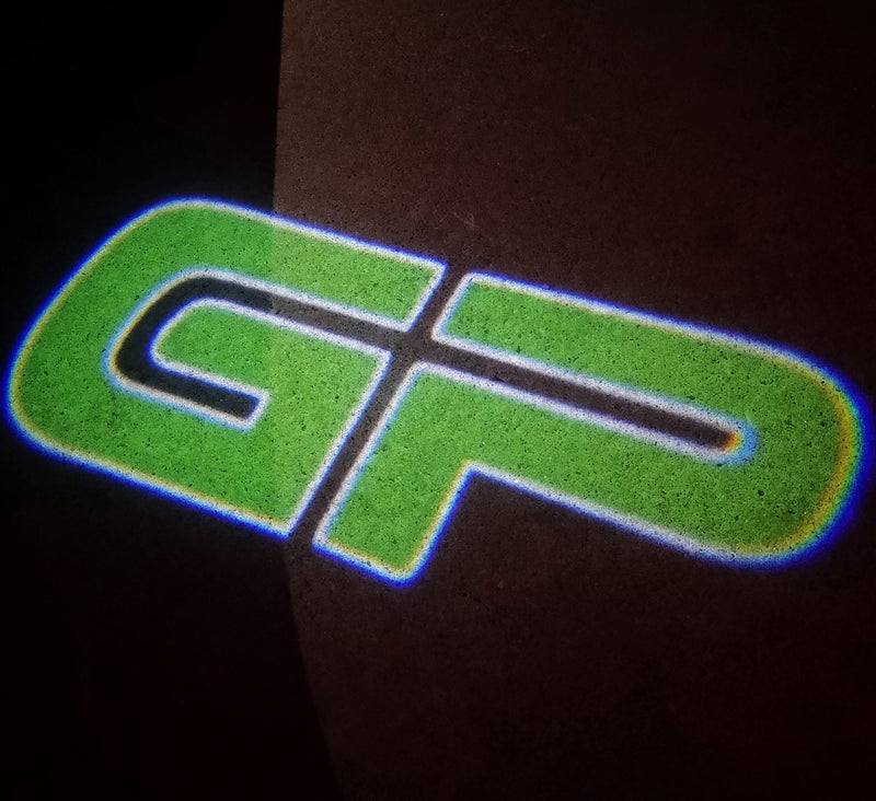 MINI GP LOGO PROJECROTR LIGHTS Nr.123 (Menge 1 = 2 Logofolie / 2 Türleuchten) 