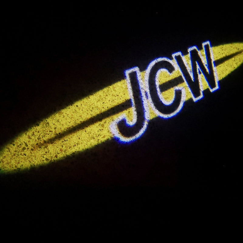 MINI JCW LOGO PROJECROTR LIGHTS Nr.117 (quantity  1 =  2 Logo Film /  2 door lights)