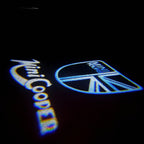 MINI  BRITISH NATIONAL FLAG WITH MINI  LOGO PROJECROTR LIGHTS Nr.41 (quantity  1 =  2 Logo Film /  2 door lights)