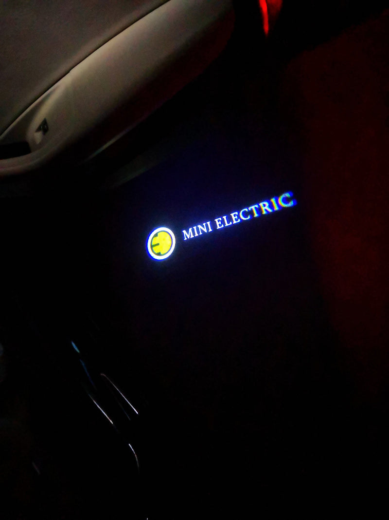 MINI ELECTRIC LOGO PROJECROTR LIGHTS Nr.63 (quantity  1 =  2 Logo Film /  2 door lights)