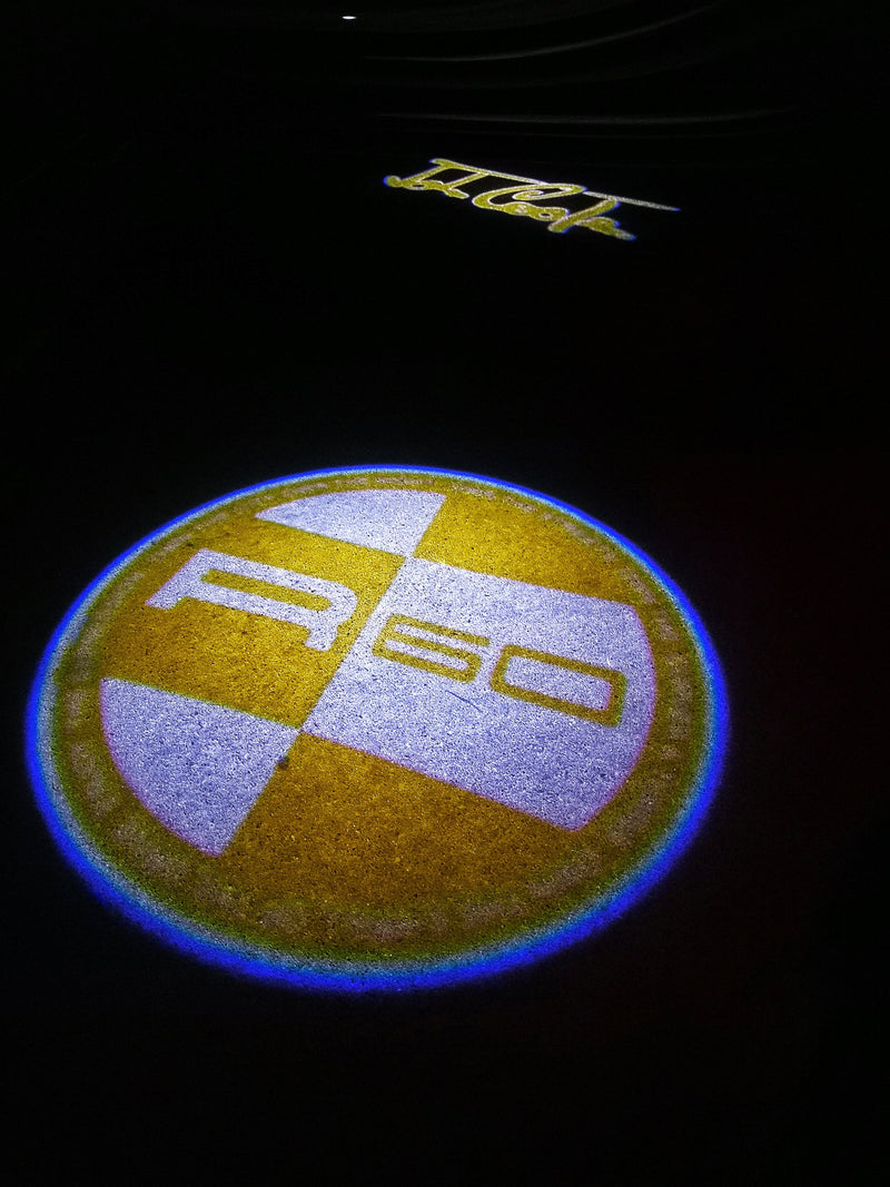 MINI R 60 LOGO PROJECROTR LIGHTS Nr.153 (quantità 1 = 2 pellicole logo / 2 luci porta) 