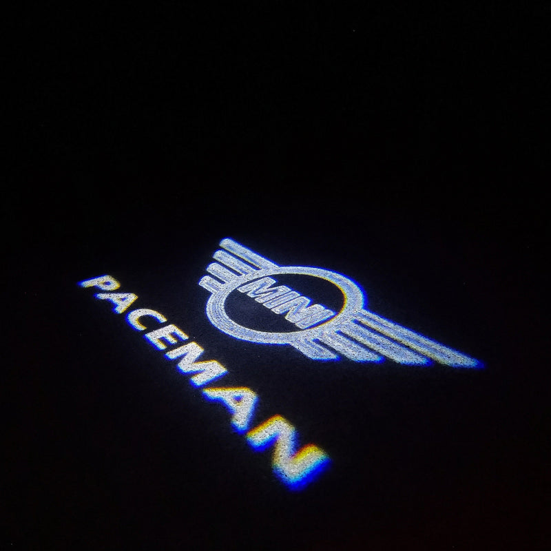 MINI PACEMAN LOGO PROJECROTR LIGHTS Nr.32 (quantity  1 =  2 Logo Film /  2 door lights)