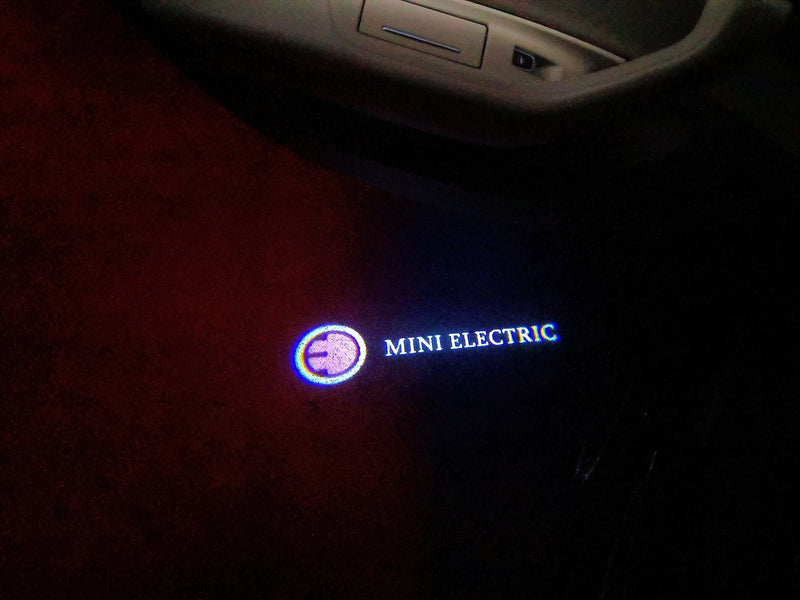 MINI ELECTRIC LOGO PROJECROTR LIGHTS Nr.61 (quantity  1 =  2 Logo Film /  2 door lights)