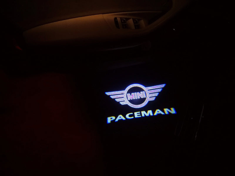 MINI PACEMAN LOGO PROJECROTR LIGHTS Nr.146 (quantity  1 =  2 Logo Film /  2 door lights)