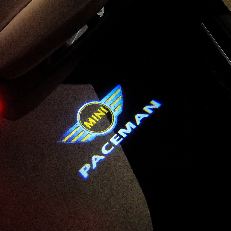 MINI PACEMAN LOGO PROJECROTR LIGHTS Nr.97 (quantity  1 =  2 Logo Film /  2 door lights)