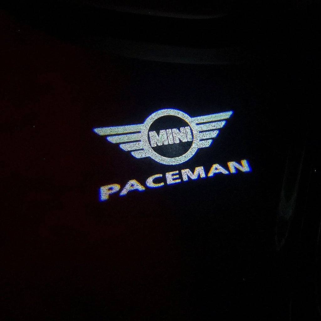 MINI PACEMAN LOGO PROJECROTR LIGHTS Nr.132 (quantity  1 =  2 Logo Film /  2 door lights)