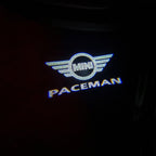 MINI PACEMAN LOGO PROJECROTR LIGHTS Nr.132 (quantity  1 =  2 Logo Film /  2 door lights)