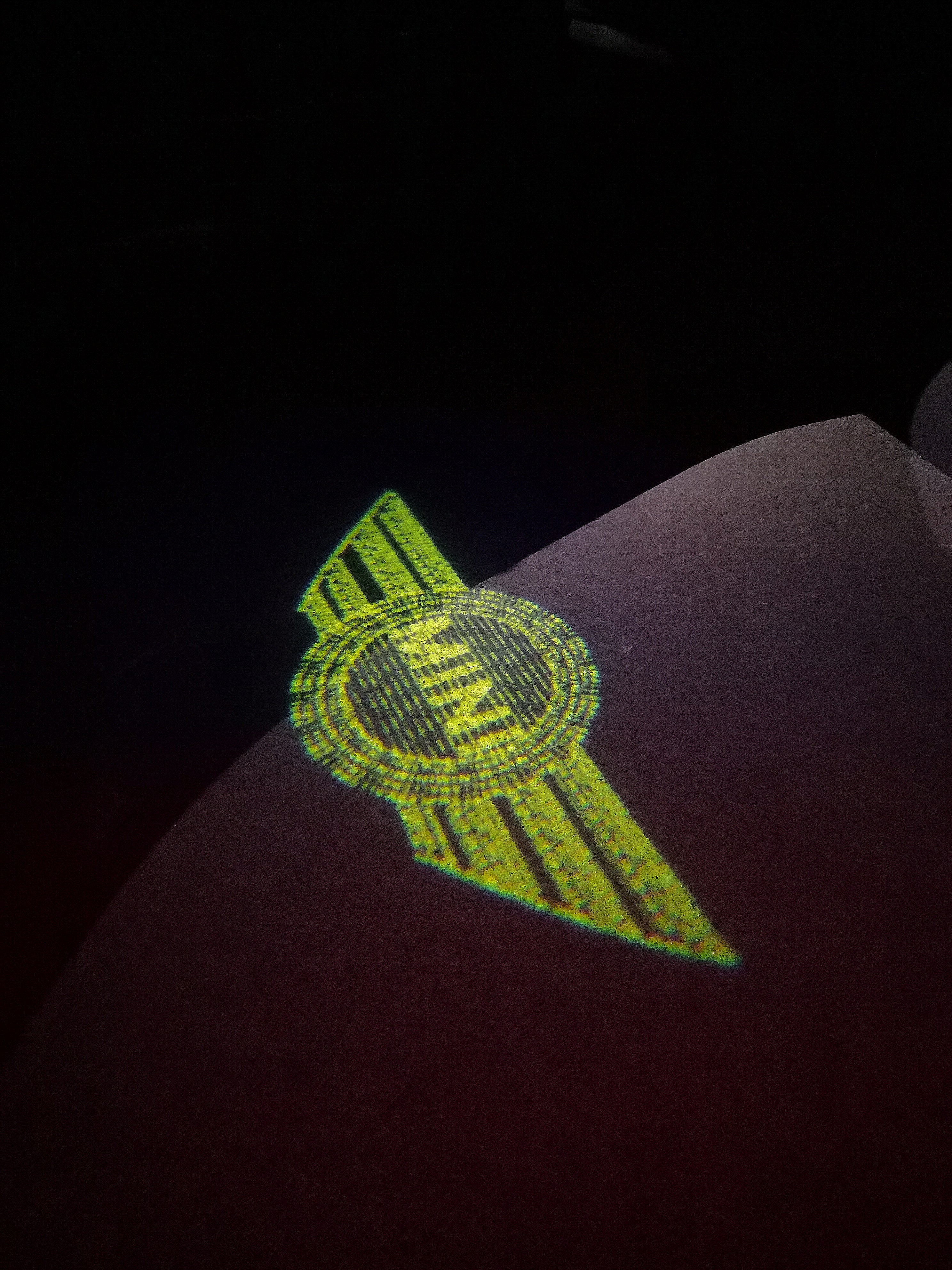 MINI ORIGINAL LOGO PROJECROTR LIGHTS Nr.60 (quantity  1 =  2 Logo Film /  2 door lights)