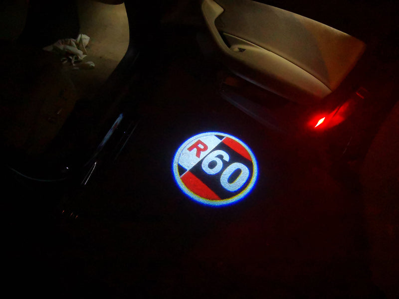 MINI R 60 LOGO PROJECROTR LIGHTS Nr.73 (Menge 1 = 2 Logofolie / 2 Türleuchten) 