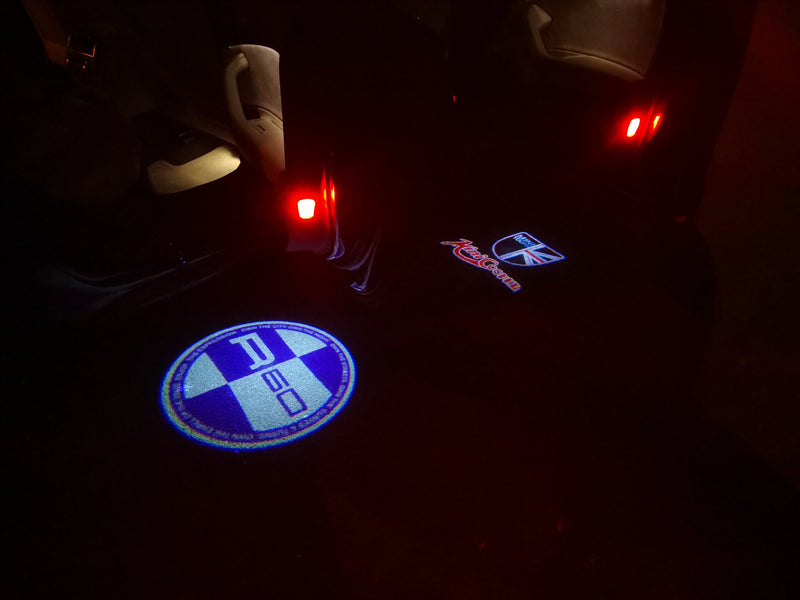 MINI R 60  LOGO PROJECROTR LIGHTS Nr.151 (quantity  1 =  2 Logo Film /  2 door lights)