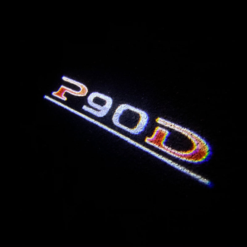 Tesla P90D LOGO Nr.1527(quantità 1 = 1 set/2 luci porta)