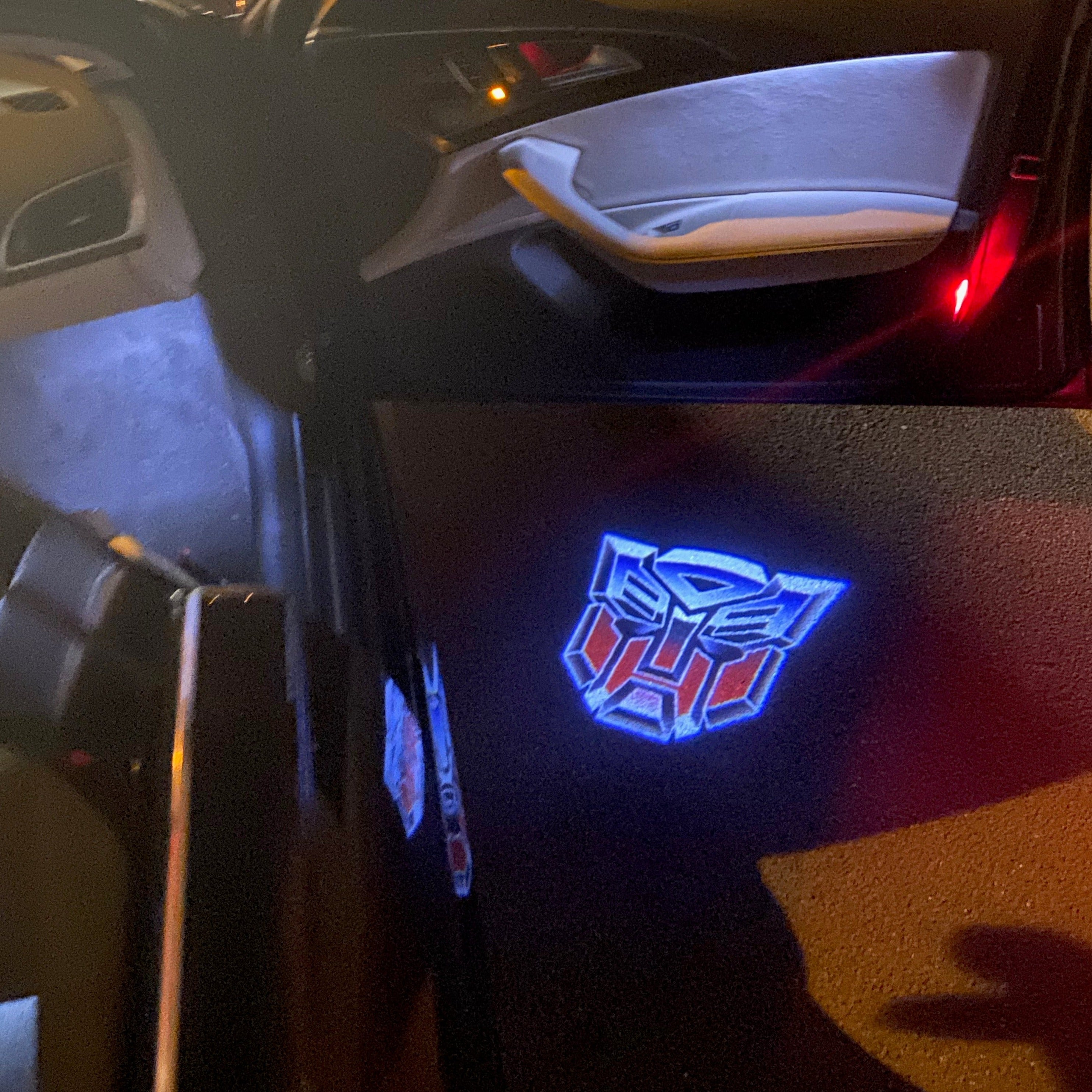 Transformers Logo door lights Nr. 251  (quantity 1 = 2 Logo Films /2 door lights）Movie Series Logo