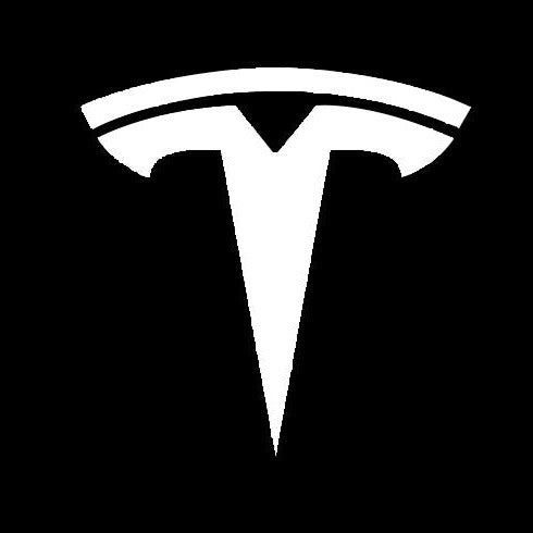 TESLA LOGO PROJECROTR LIGHTS Nr.1518 (quantità 1 = 2 pellicole logo / 2 luci per porta)