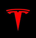 TESLA LOGO PROJECROTR LIGHTS Nr.1522 (quantity  1 =  2 Logo Film /  2 door lights)