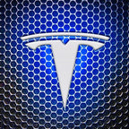 TESLA LOGO PROJECROTR LIGHTS Nr.1509 (quantity  1 =  2 Logo Film /  2 door lights)