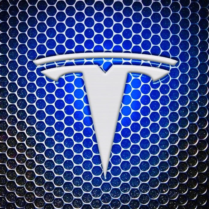 TESLA LOGO PROJECROTR LIGHTS Nr.1509 (Menge 1 = 2 Logofolie / 2 Türleuchten)