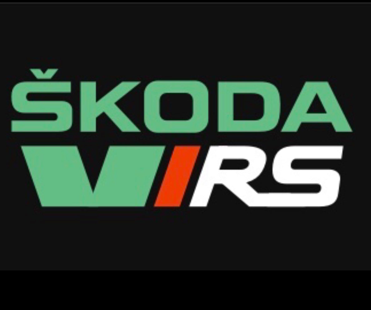SKODA VRS LOGO PROJECTOT LIGHTS Nr.25 (quantity  1 =  2 Logo Film /  2 door lights)