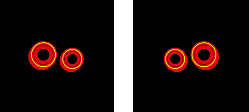 NISSAN GTR R35  LOGO PROJECTOT LIGHTS Nr.09  (quantity 1 = 2 Logo Films /2 door lights）