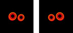 NISSAN GTR R35  LOGO PROJECTOT LIGHTS Nr.09  (quantity 1 = 2 Logo Films /2 door lights）
