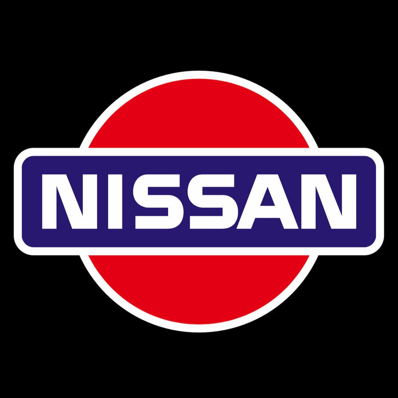 NISSAN LOGO PROJECTOT LIGHTS Nr.14(quantità 1 = 2 pellicole logo/2 luci porta）