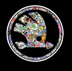 SKODA ORIGINAL LOGO PROJECTOT LIGHTS Nr.03 (quantity  1 =  2 Logo Film /  2 door lights)