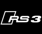 AUDI  RS3 LOGO PROJECTOT LIGHTS Nr.120  (quantity 1 = 2 Logo Films /2 door lights）