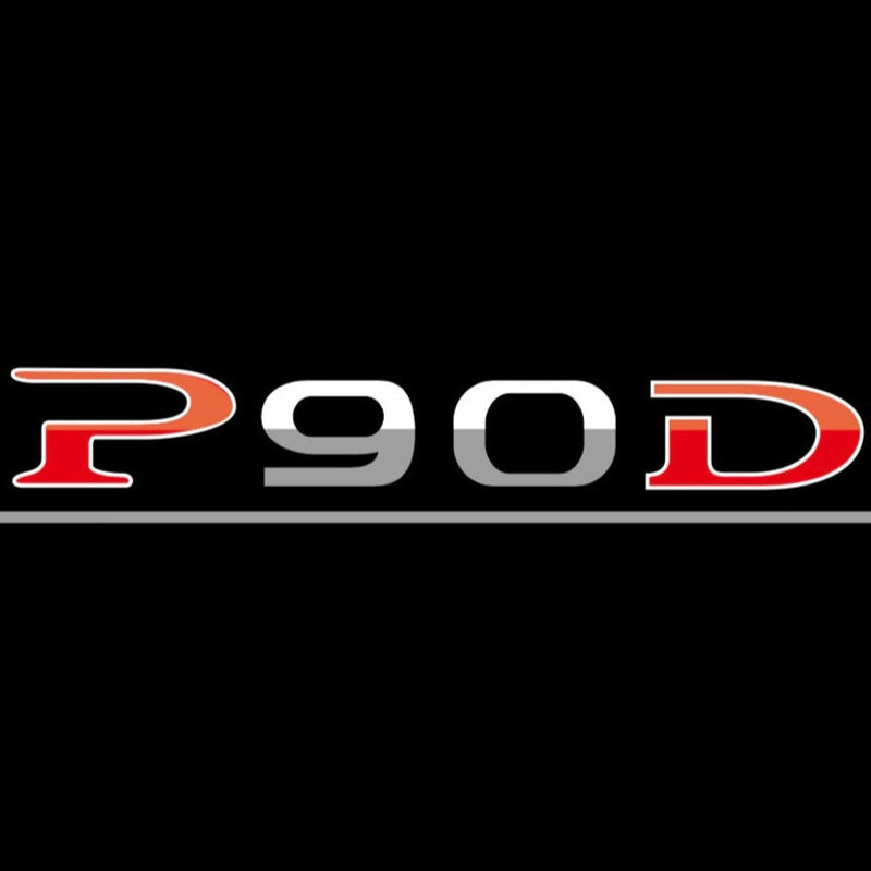 Tesla P90D LOGO Nr.1527(quantità 1 = 1 set/2 luci porta)