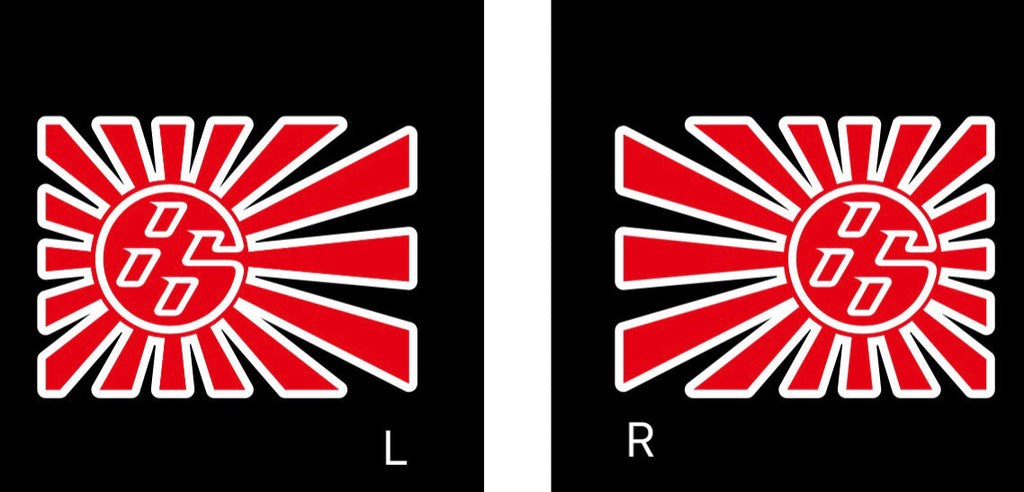 TOYOTA  GT86 PROJECROTR LIGHTS   Nr.05 Logo ( quantity 1 = 1 sets/2 door lights)