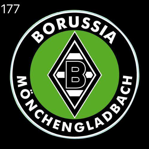 Football CLUB   MÖNCHENGLADBACH Football CLUB Logo door lights Nr.261  (quantity 1 = 2 Logo Films /2 door lights）