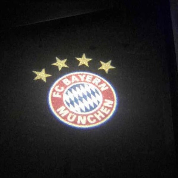 Football CLUB FC BAYERN Logo door lights  Nr.236  (quantity 1 = 2 Logo Films /2 door lights）