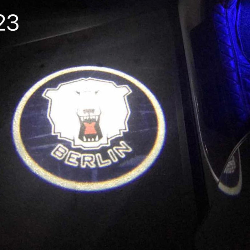 Berlin Bear Logo Nr.223 (quantity 1 = 2 Logo Films /2 door lights）Movie Series Logo