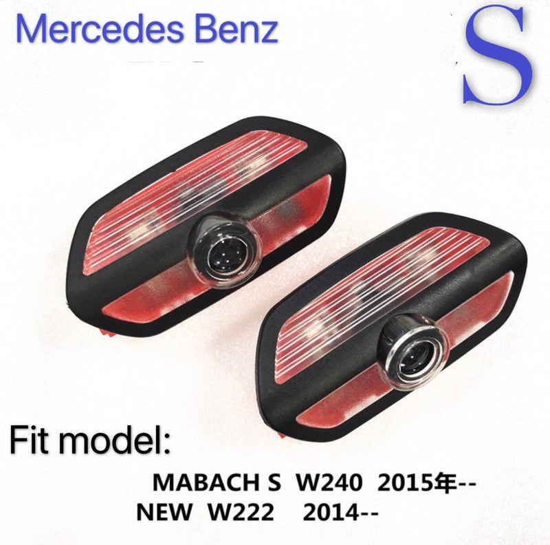 MERCEDES BENZ LOGO PROJECTOT LIGHTS Nr.01 (Menge 1 = 1 Satz/2 Türleuchten)