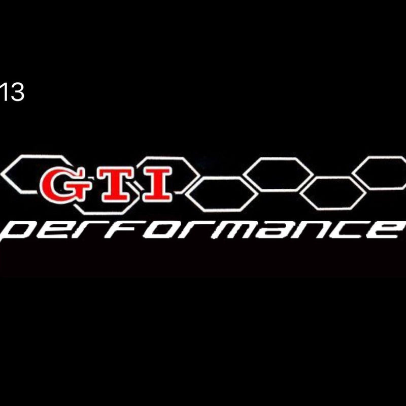 Volkswagen Türleuchten GTI Performance Logo Nr. 20 (Menge 1 = 2 Logofolien /2 Türlichter） 