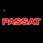 Volkswagen Door lights PASSAT  Logo  N.95  (quantity 1 = 2 Logo Films /2 door lights）