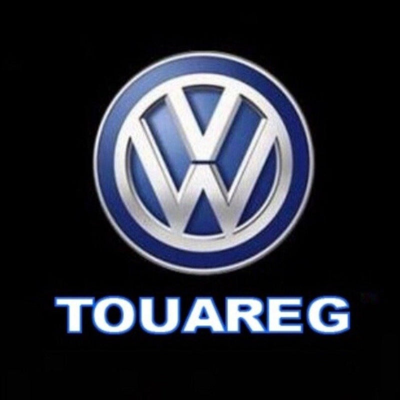 Volkswagen Luci porta TOUAREG Logo n. 82 (quantità 1 = 2 pellicole con logo/2 luci per porta）