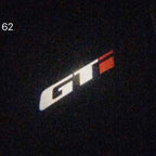 Volkswagen Door lights GTI Logo  Nr. 47    (quantity 1 = 2 Logo Films /2 door lights）
