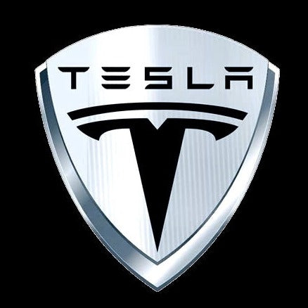 TESLA LOGO PROJECROTR LIGHTS Nr.1505 (quantità 1 = 2 pellicole logo / 2 luci per porta)