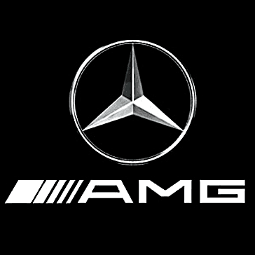 MERCEDES BENZ AMG LOGO PROJECTOT LIGHTS Nr.18 (Menge 1 = 1 Satz/2 Türleuchten)